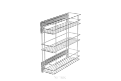 Cargo Standard Mini boczne trzypoziomowe 15 W-2314M-150