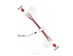 Przewód do montażu 2 taśm LED 8mm