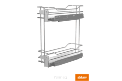 Cargo PRESTIGE Mini dwupoziomowe boczne z tackami 15 prawe W-2313C-150P