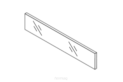 Szklany element dekoracyjny ZE4H1058G wysoki
