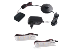 Zestaw 2-pkt klipsów LED PVC