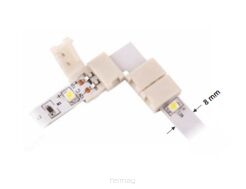 Złączka kątowa do taśmy LED 8mm