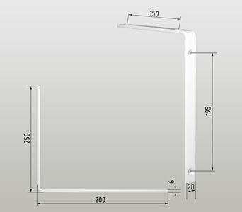 Kątownik Budowlany 200x250x6