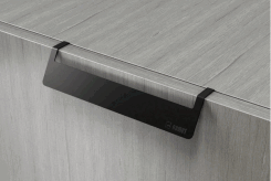 Uchwyt NOM Prato C-6195 L-160 czarny mat