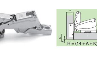 Zawias ZPP Slide-On MODUL 170