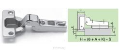 Zawias ZPB Slide-On MODUL 110