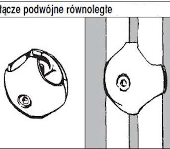 Złącze podwójne równoległe TR503