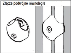 Złącze podwójne równoległe TR503