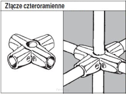 Złącze czteroramienne TR563