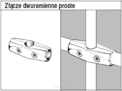 Złącze dwuramienne proste TR578