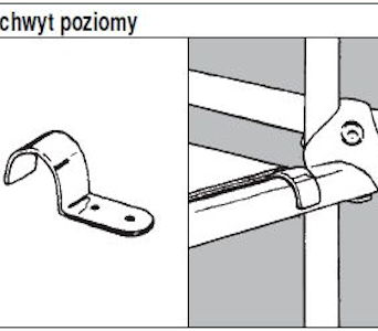 Uchwyt poziomy TR520