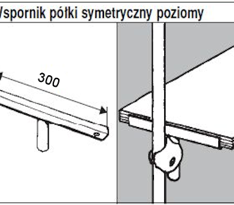 Wspornik poziomy TR535