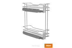 Cargo PRESTIGE Mini dwupoziomowe boczne z tackami 15 lewe W-2313C-150L