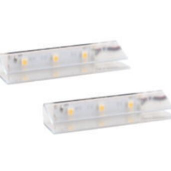 2-pkt zestaw klipsów LED PVC