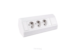Corner Box przedłużacz narożny schuko
