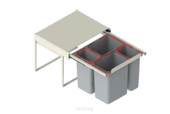 JC609 60 wysoki 2x9L/2x20L