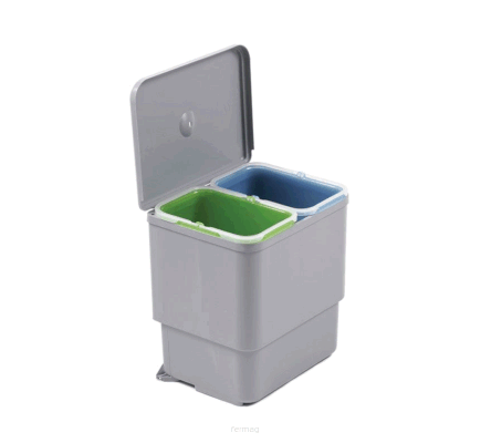 Pojemnik na odpady SESAMO2 podwójny 2x8L