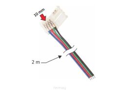 Przewód do montażu taśmy LED RGB