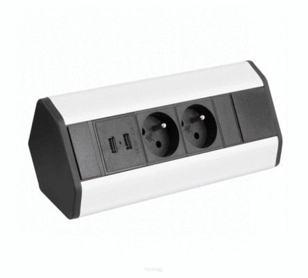 Corner Box przedłużacz narożny z USB