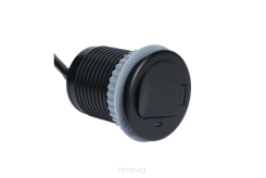 Single Box przedłużacz wpuszczany z USB C